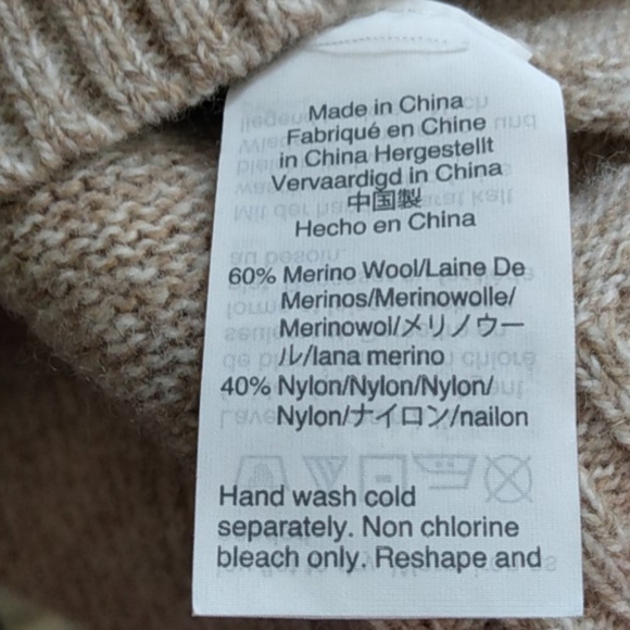 J. CREW MENS MERINO WOOL RIBBED HALF-ZIP TURTLENECK LONG SLEEVE SWEATER SIZE XXL - Picture 9 of 11